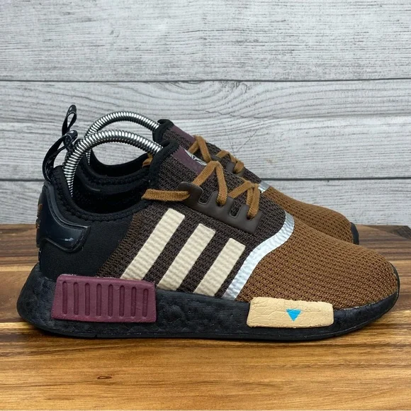 Adidas Women's Brown and Black Sneakers - Picture 4 of 12